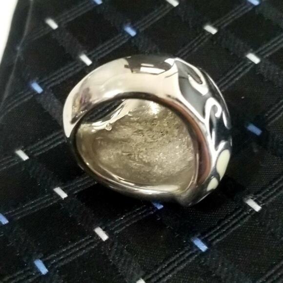 New stainless steel design with flower ring 6 - Picture 2 of 8